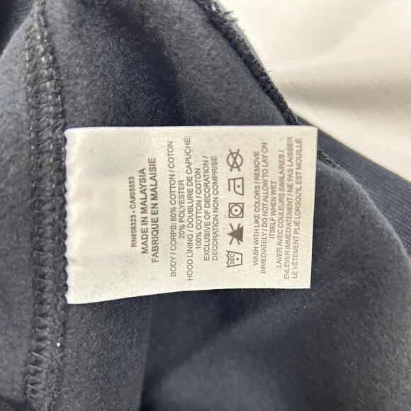 NWT Nike Club Fleece All Over Print Hoodie Men's BLACK FB7434-010 size L - Picture 4 of 4